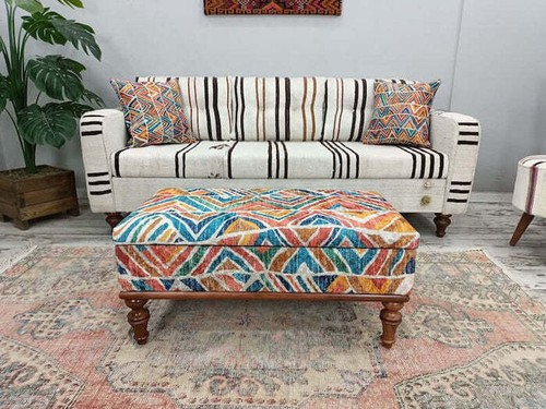 Storage footstool cocktail - storage, footstool,