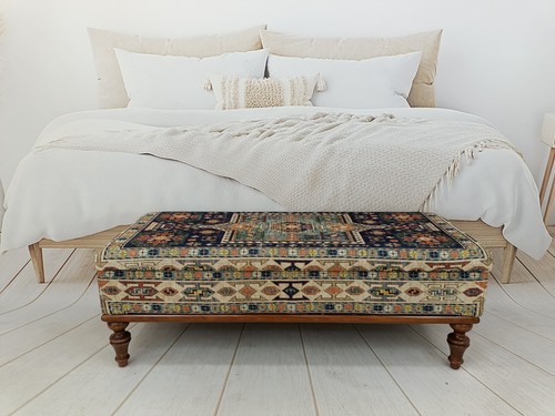 Storage ottoman bench handmade - storage,