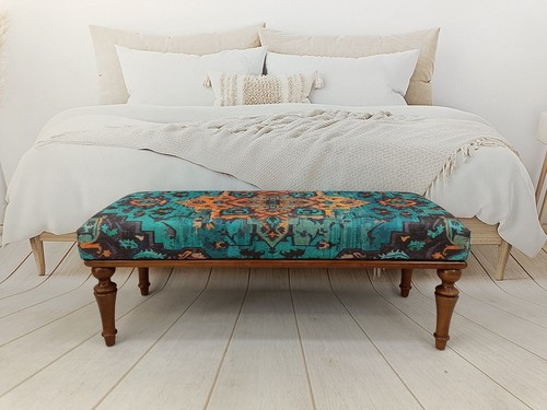 Blue pattern turkish printed - blue,