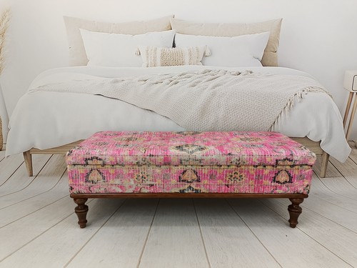 Upholstered bench storage - bench,,