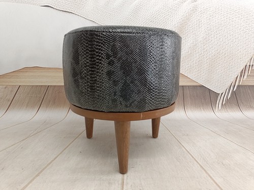 Leather stool ottoman for - leather,