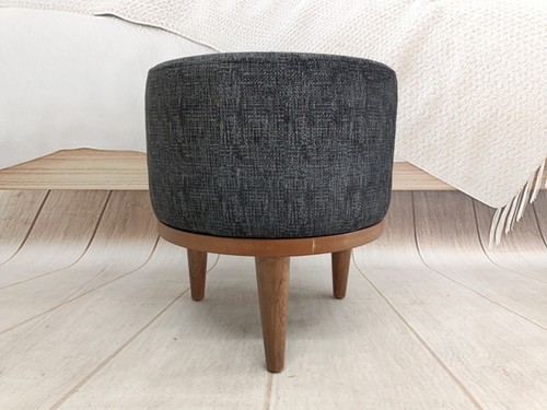 Handmade ottoman stool round - handmade,